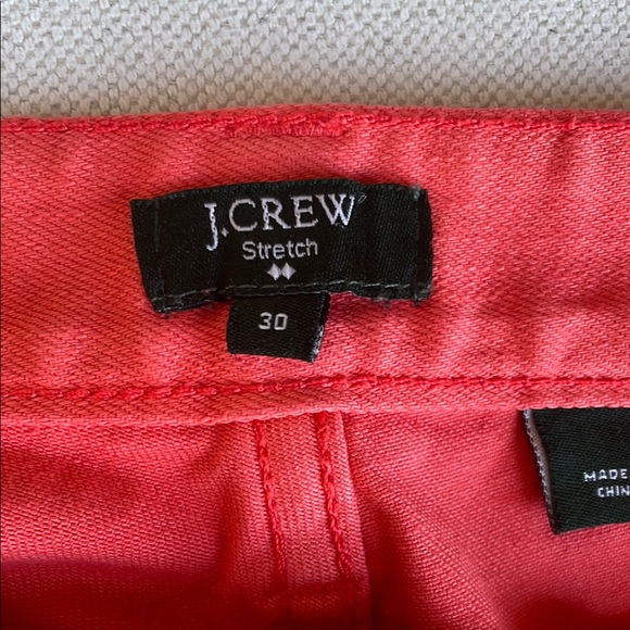 J. Crew Toothpick Skinny Jeans Bright Coral Size 30 - Picture 5 of 8